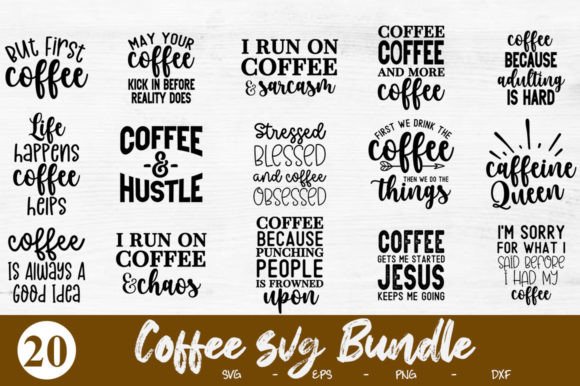 Coffee Svg Bundle, Crafts