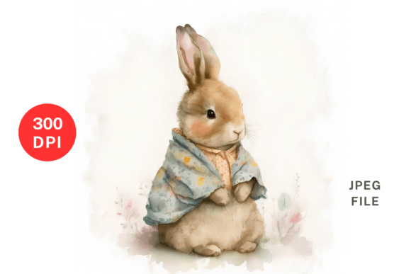 Easter Bunny with Coat