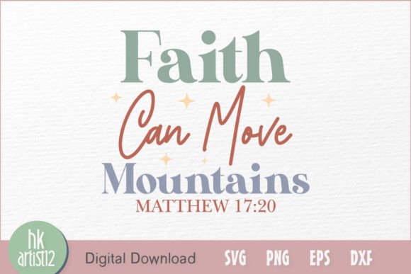 Faith Can Move Mountains Matthew 17 20 Crafts