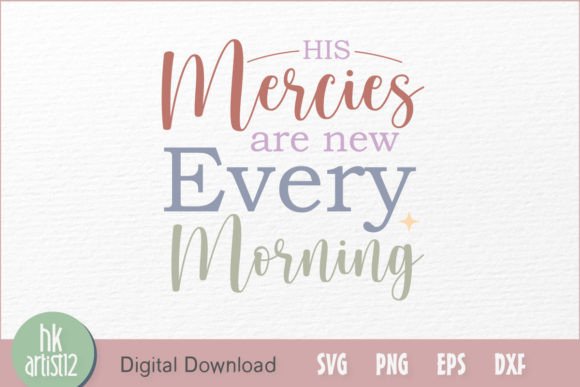 His Mercies Are New Every Morning Crafts