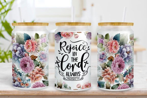 Rejoice in the Lord Always 16oz Libbey Print Templates