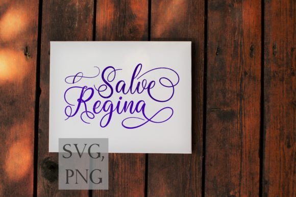 Salve Regina Cut File for Crafts